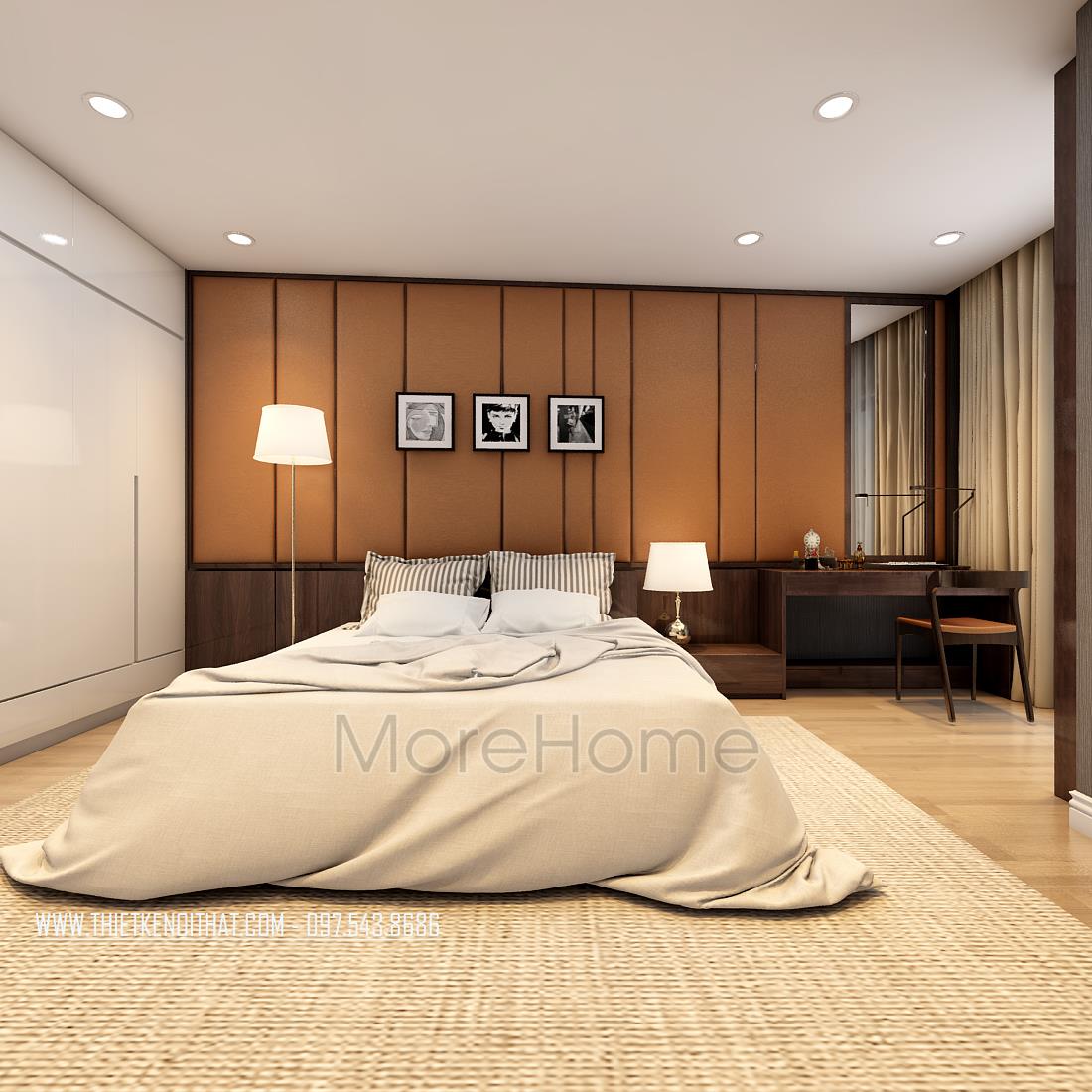 Thiết kế nội thất phòng ngủ khách sạn đẹp tại Hà Nội